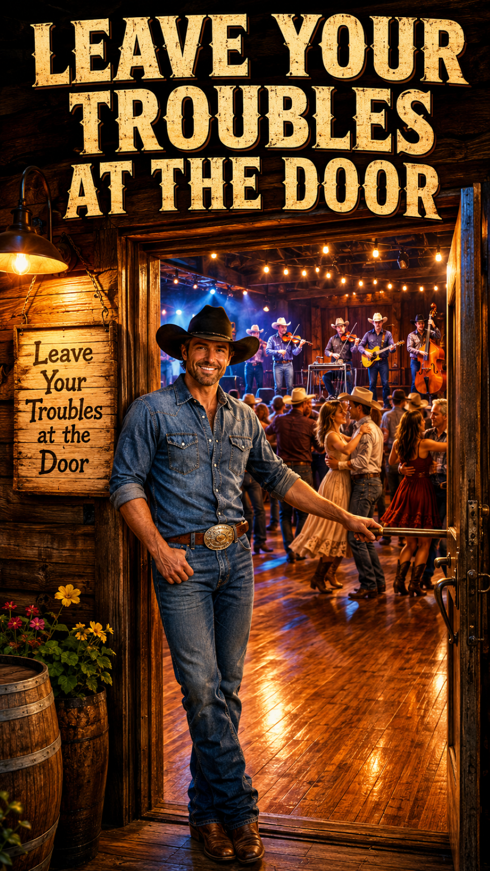 Leave your troubles at the door-song download