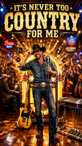 It's never too country for me-song download
