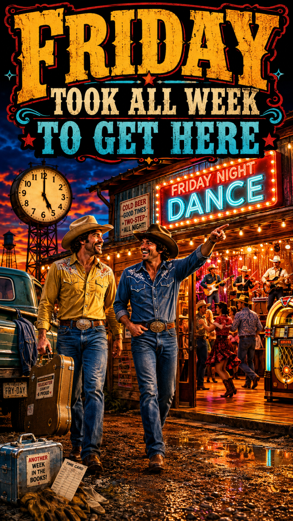 Friday took all week to get here-song download