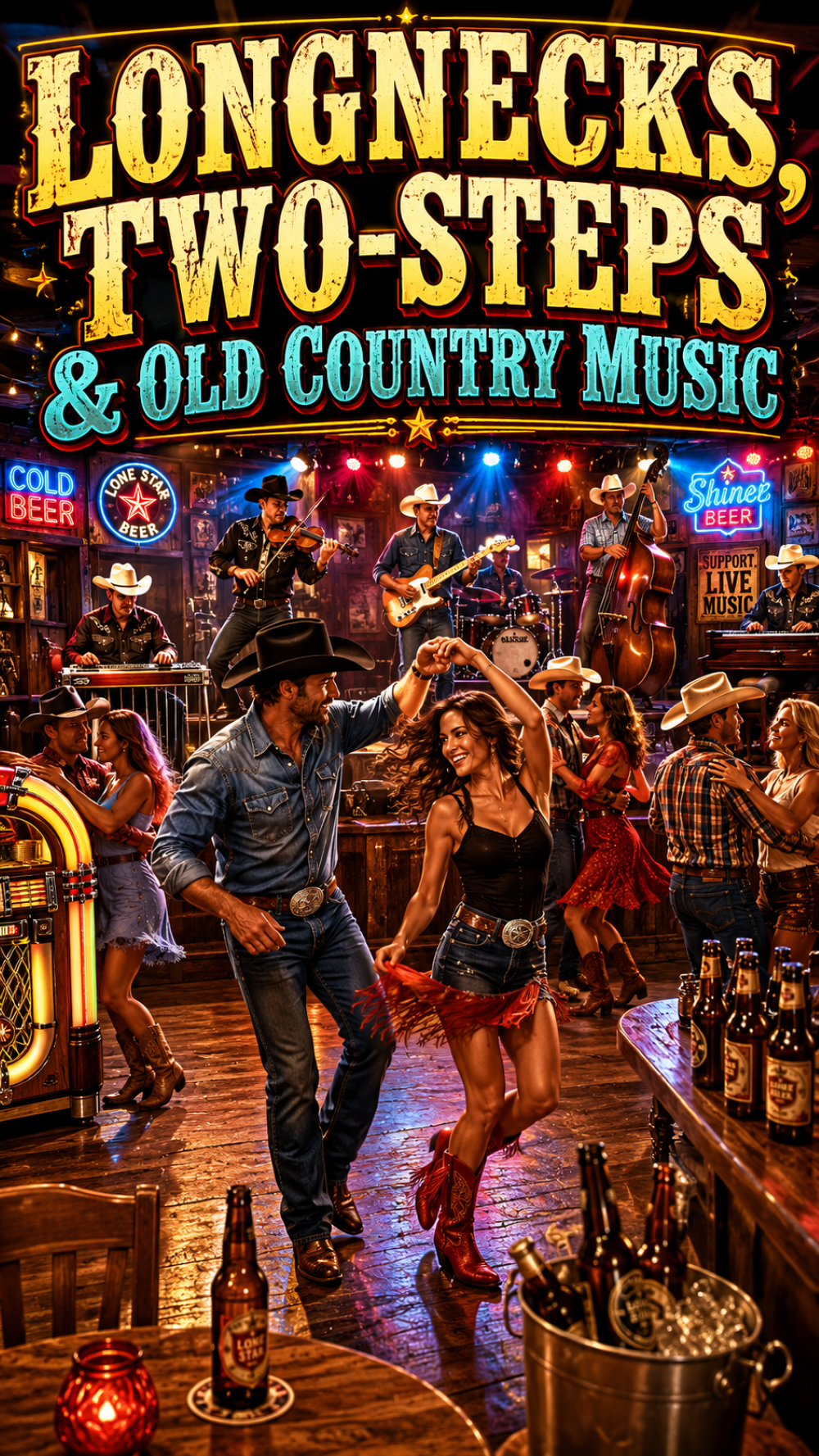It's long necks two-steps and old country music-song download