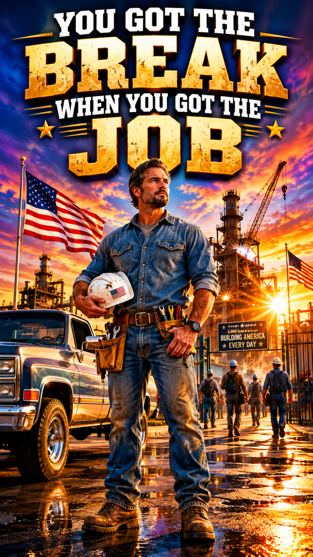 You got the break when you got the job-song download